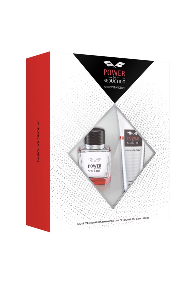 Set Power Of Seduction - Barbati: Apa Toaleta - 50 ml + Dus Gel - 75 ml