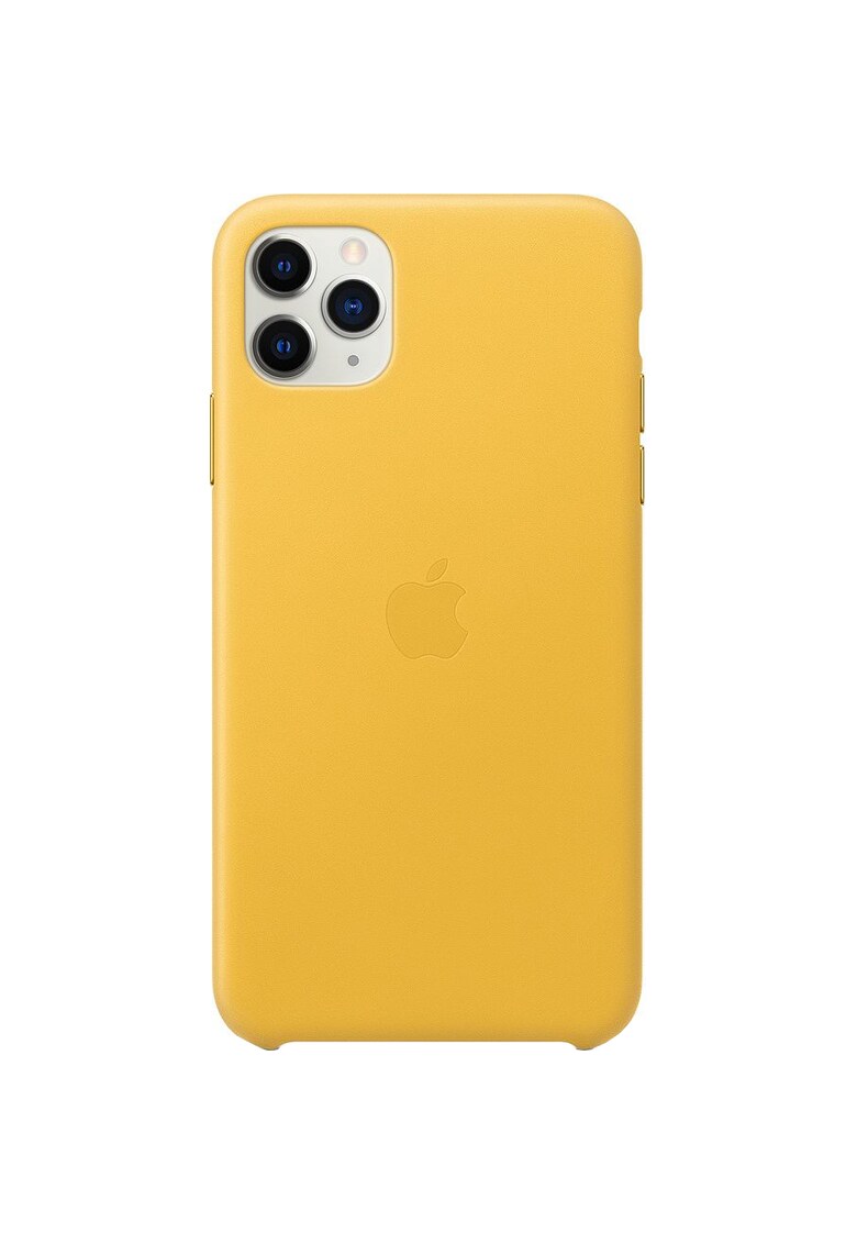 Husa de protectie pentru iPhone 11 Pro Max - Piele - Meyer Lemon