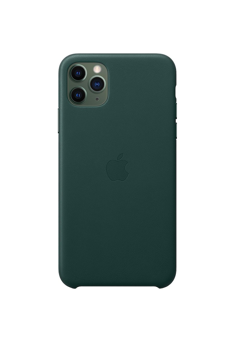 Husa de protectie pentru iPhone 11 Pro Max - Piele - Forest Green