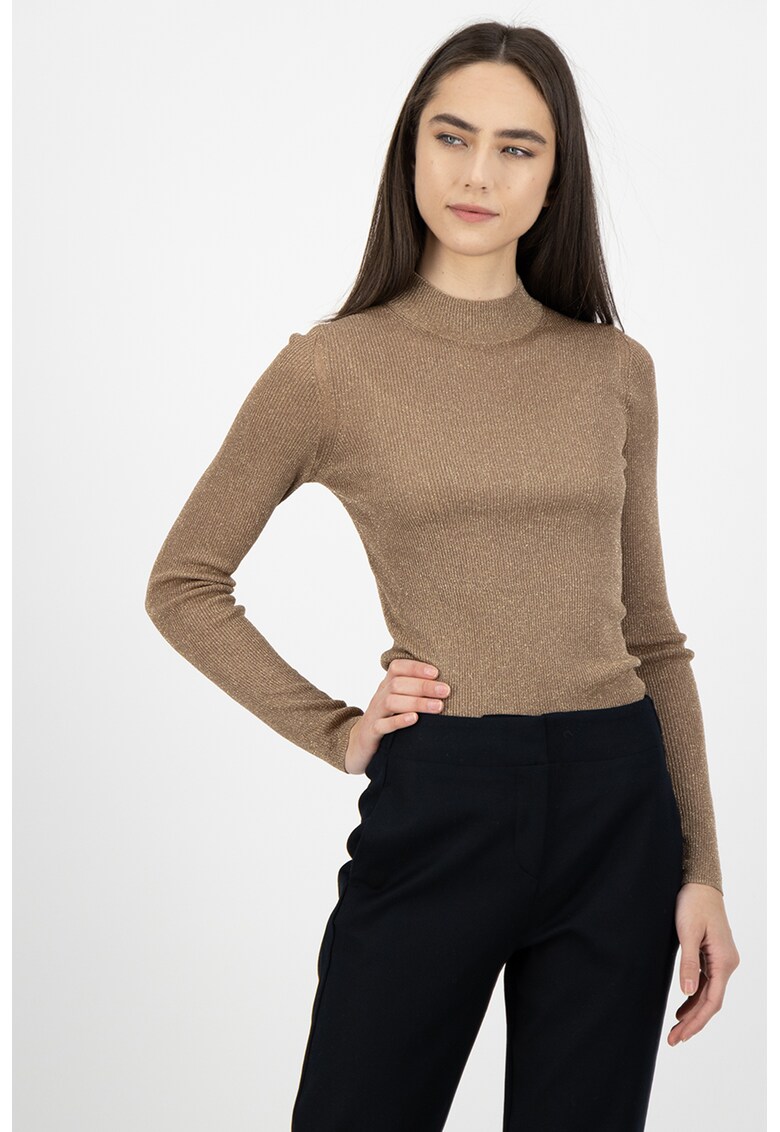 Pulover cu insertii de lurex