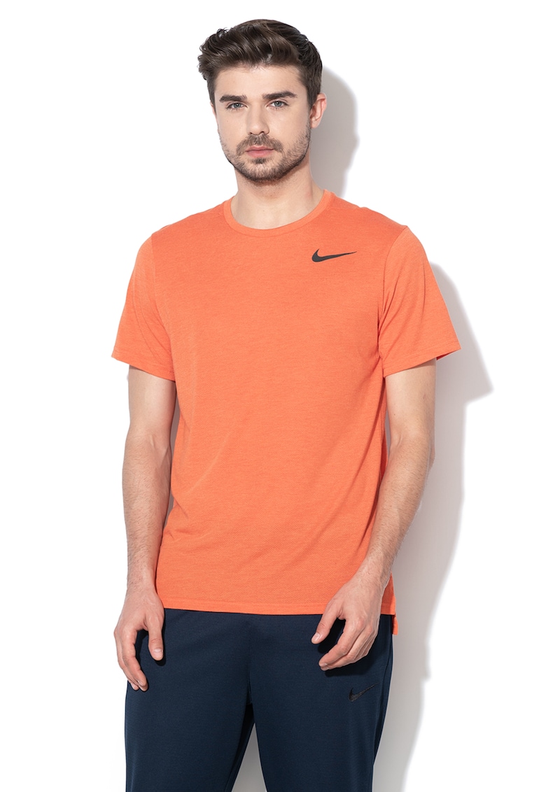 Tricou cu imprimeu logo si Dri Fit pentru fitness