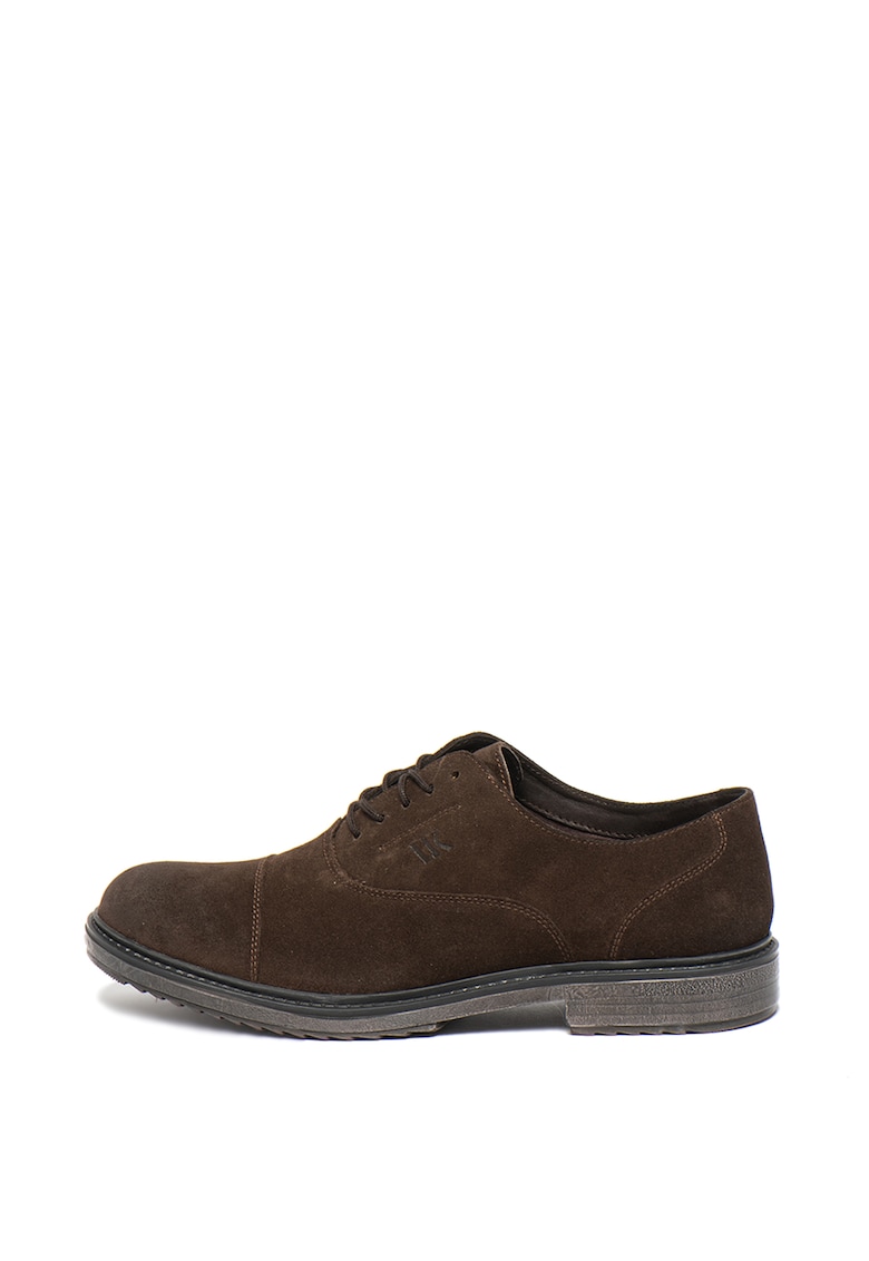 Pantofi din piele intoarsa Theo