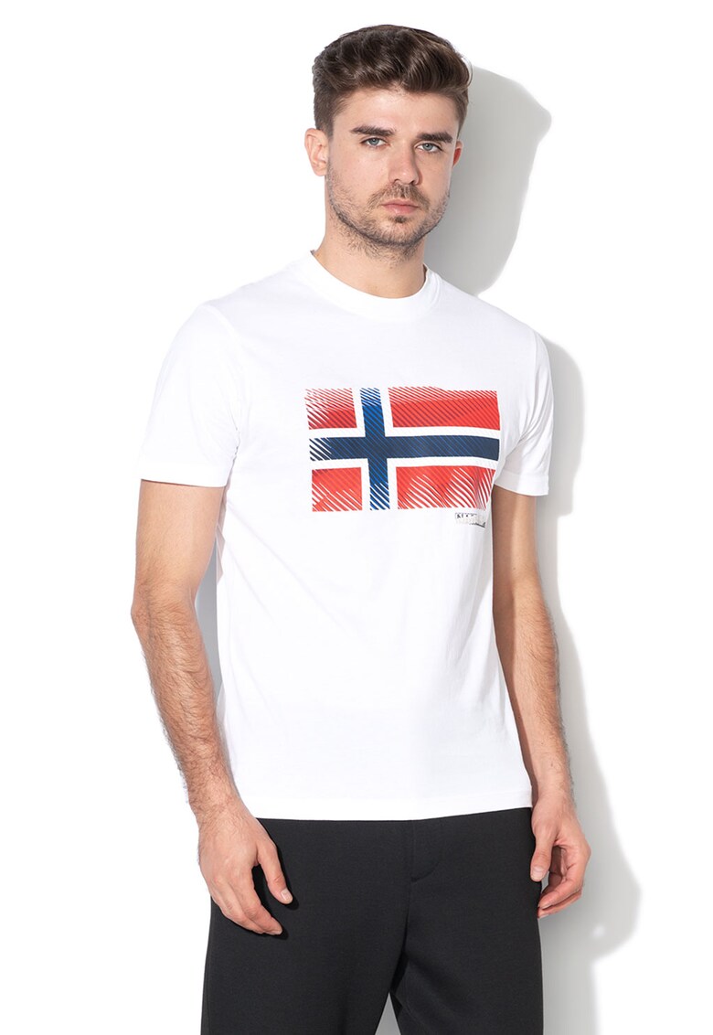 Tricou cu imprimeu steag Norvegia Sibu