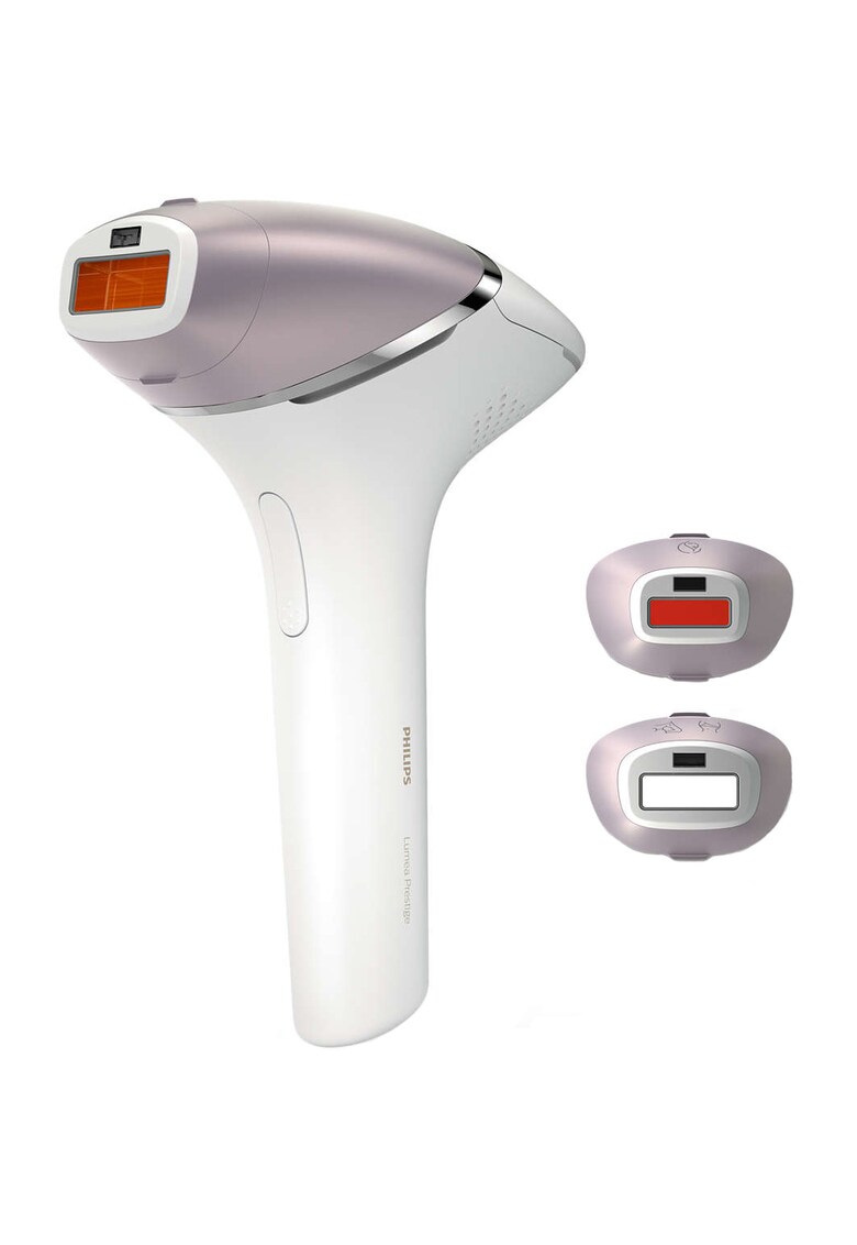 Epilator IPL Lumea Prestige BRI954/00 - Senzor Smartskin - 250.000 impulsuri - accesoriu fata - corp - axila si inghinal - Argintiu/Alb