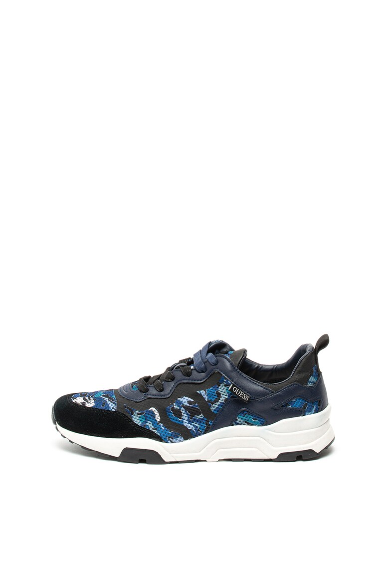 Pantofi sport cu insertii de piele intoarsa