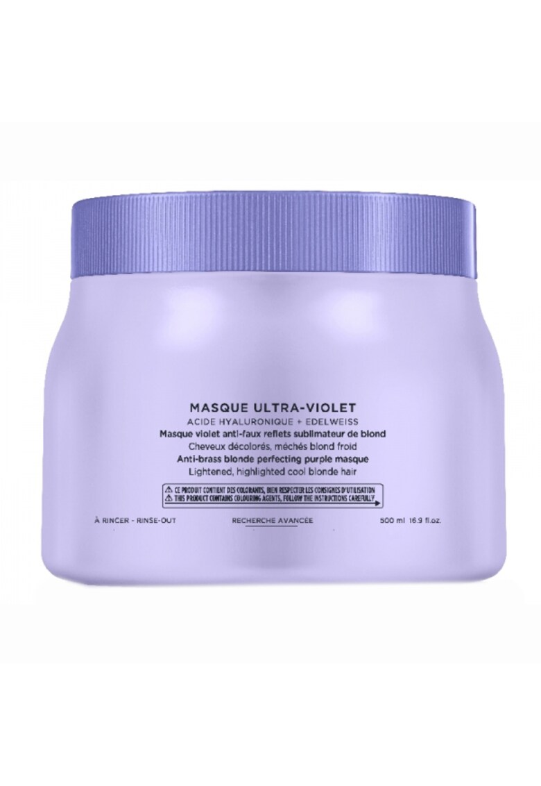 Masca de par Blond Absolu Ultra-Violet - pentru neutralizarea tonurilor galbene