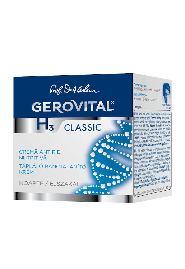 Crema H3 Classic antirid nutritiva de noapte - 50 ml