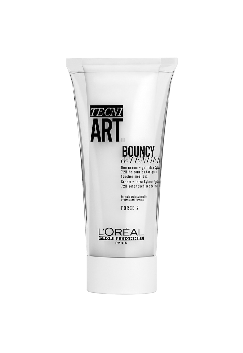 Crema de par modelatoare Tecni.Art Bouncy & Tender - anti-umiditate si anti-electrizare - 150 ml