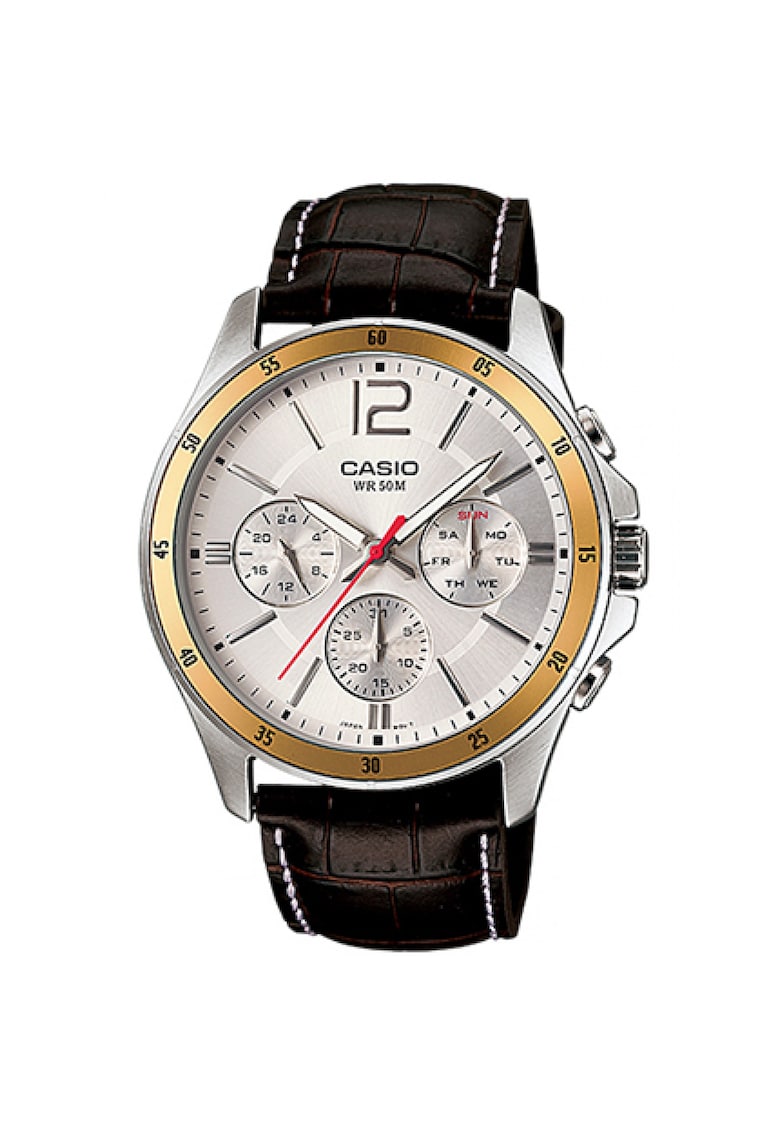 Мъжки часовник Enticer MTP-1314D-2A - Сребро