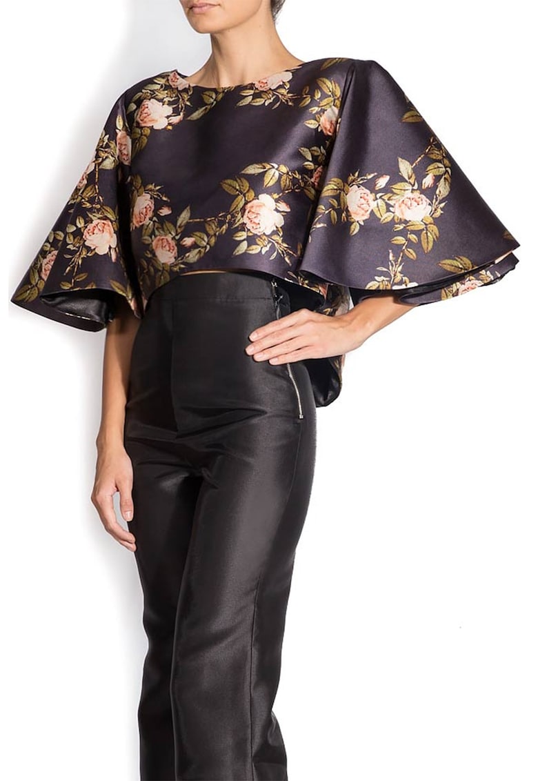 Bluza lejera cu imprimeu floral