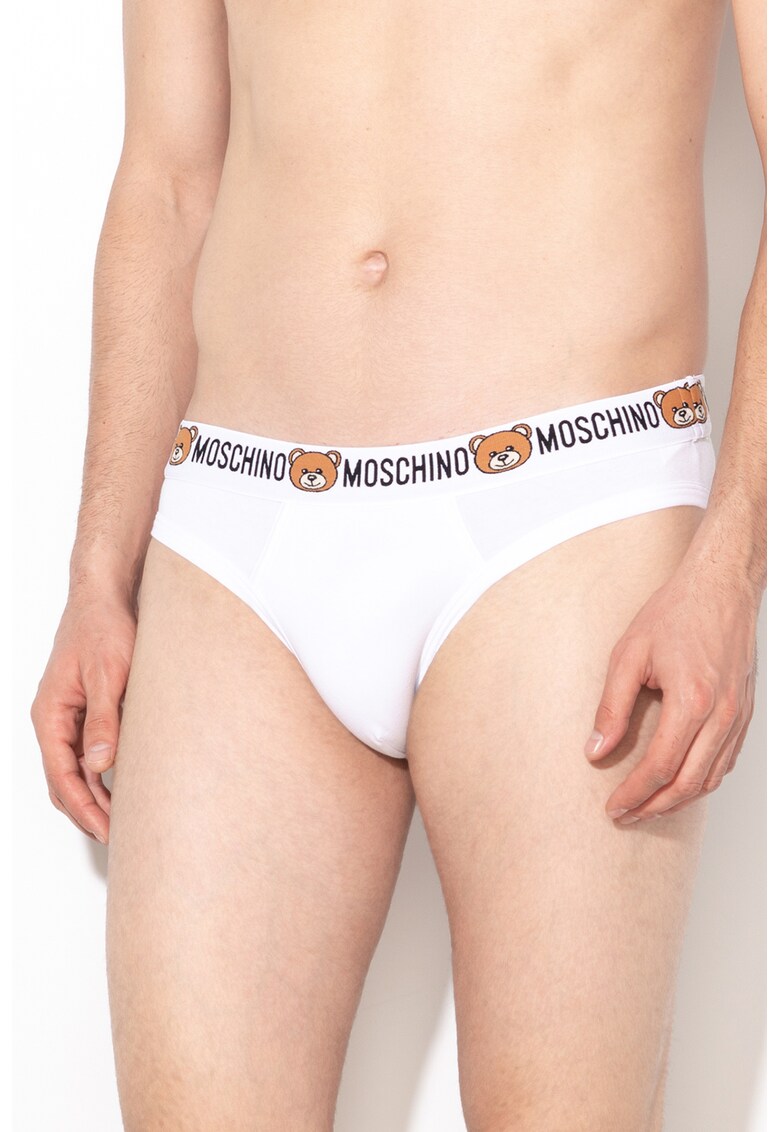 Слипове с лого на талията - 2 чифта Moschino
