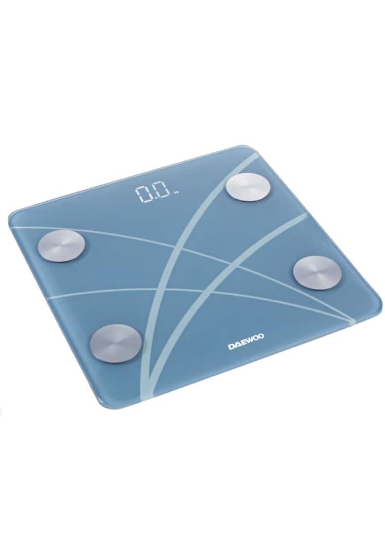 Cantar electronic de persoane cu Bluetooth 180 kg – Pornire automata – Bluetooth 4.0 – Display LED – Blue Daewoo imagine noua
