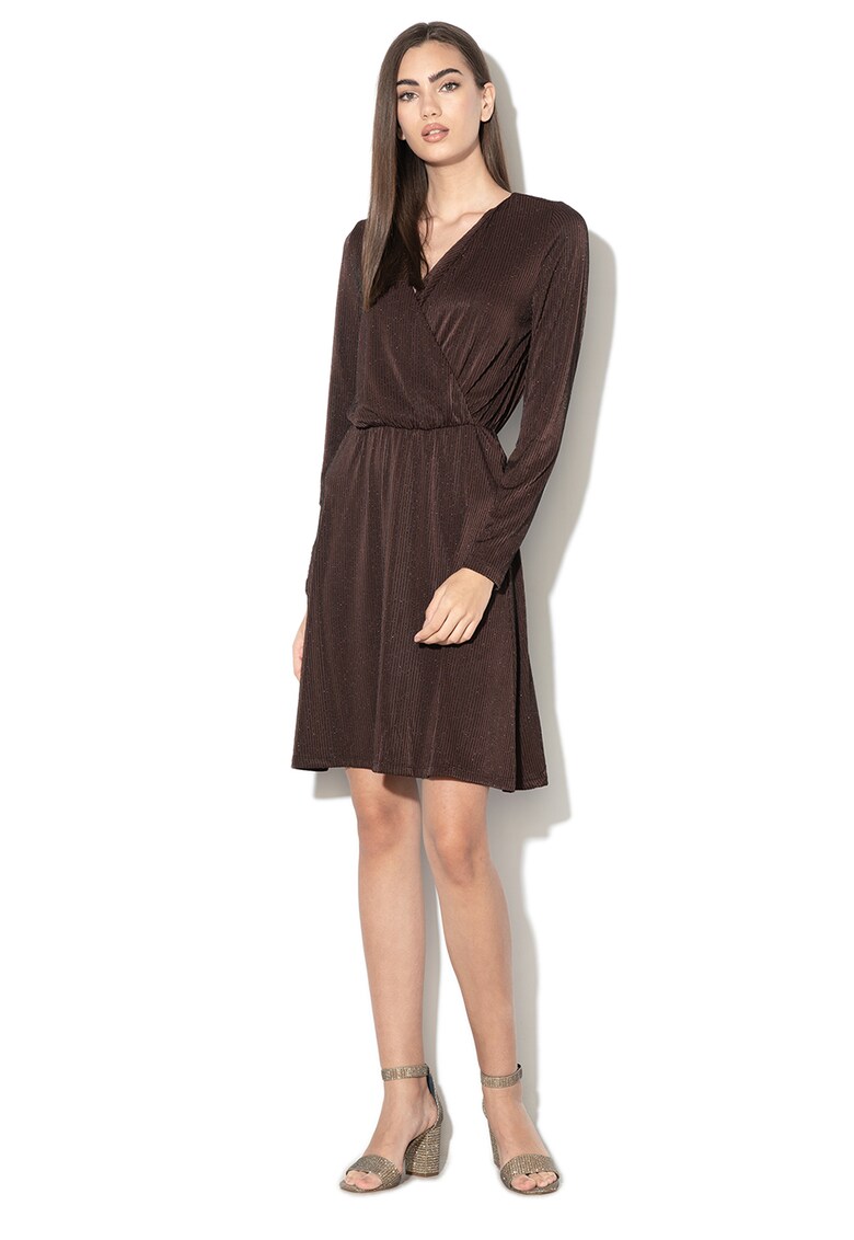Rochie vaporoasa cu decolteu cache-coeur Luan