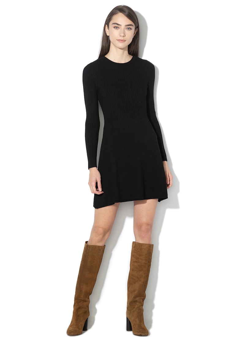 Rochie evazata tricotata fin Alma