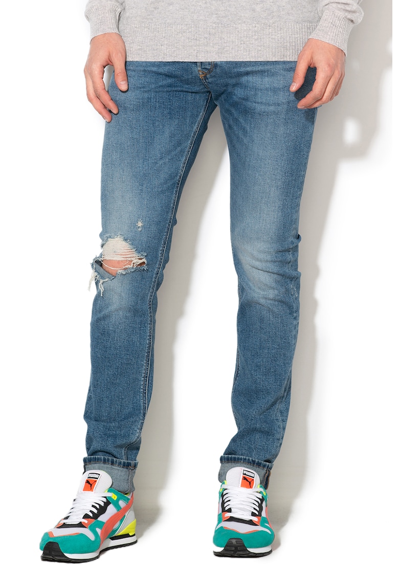 Blugi skinny slim fit Sleenker