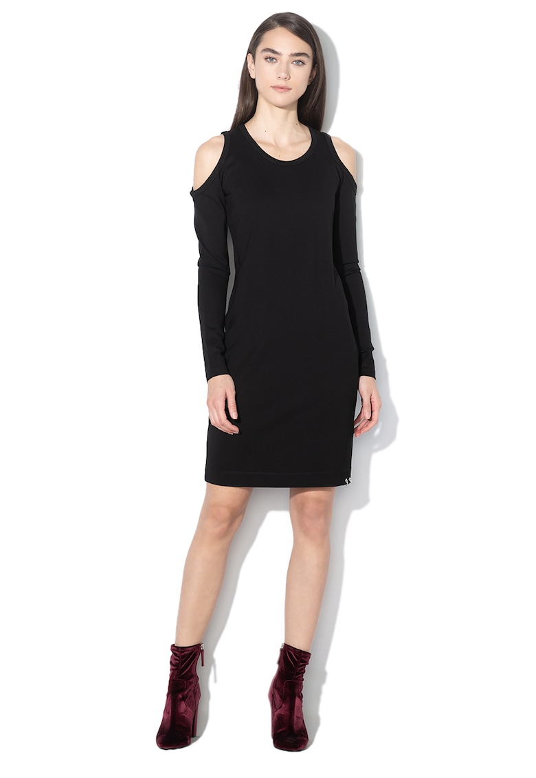 Rochie cu decupaj pe umar Cecyl
