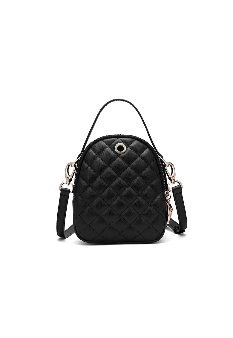 Geanta crossbody de piele - matlasata Anouk