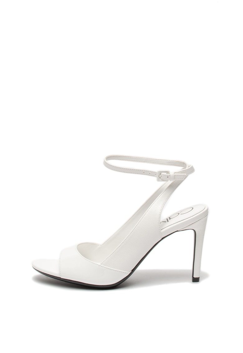 Sandale slingback cu imprimeu logo Rad