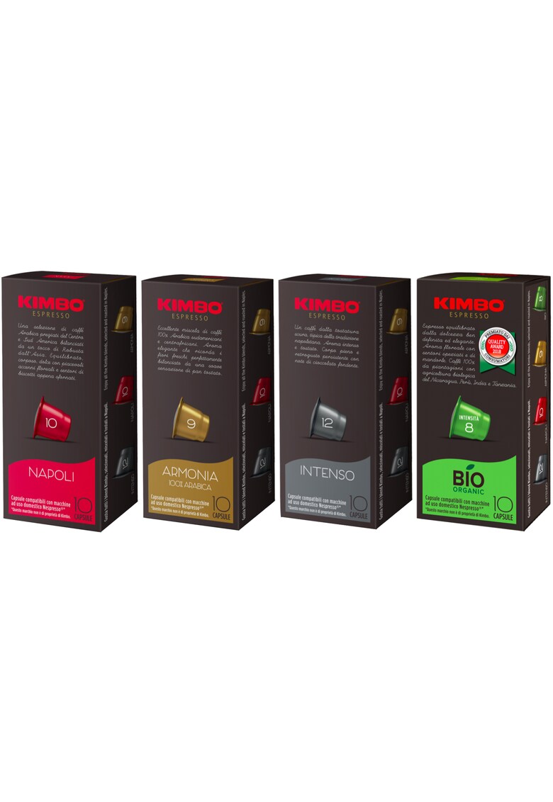 Set Cafea capsule Napoli - Armonia - Intenso - Bio - compatibile Nespresso - 232 g.