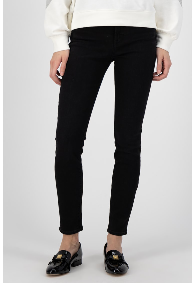 Blugi skinny cu talie inalta 000501798 Blugi skinny cu talie inalta 000501798