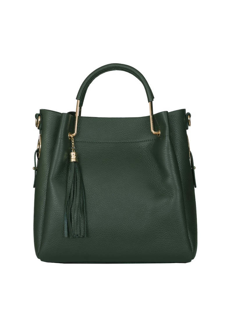 Geanta dama din piele naturala Fabiana cu model