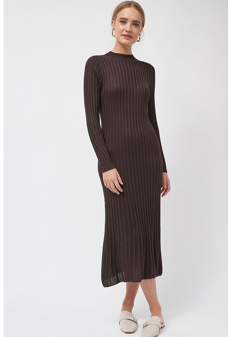 Rochie tricotata - cu aspect striat