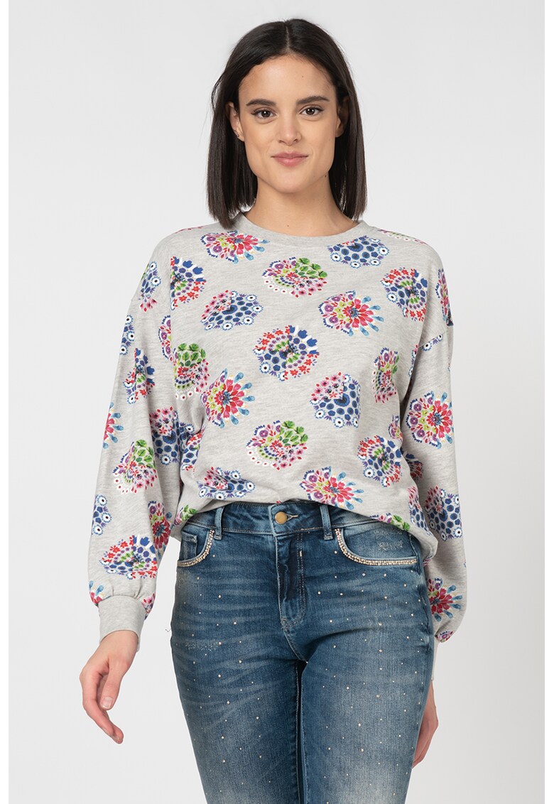 Bluza sport cu imprimeu floral Legan