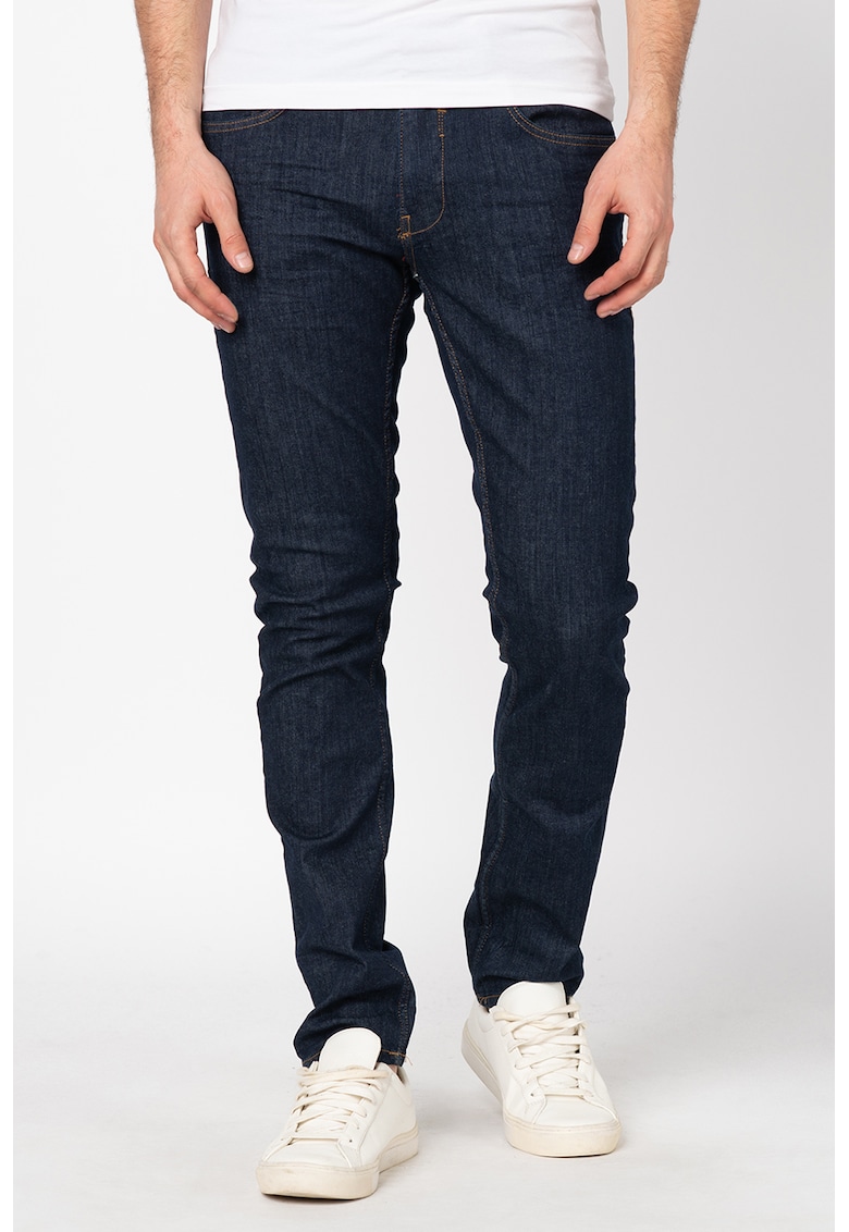 Blugi slim fit Jet 5 - Albastru inchis