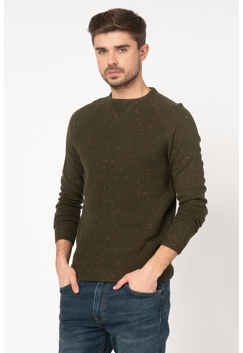 Pulover cu terminatii striate