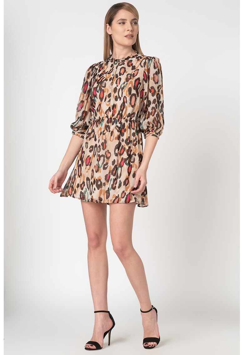 Rochie mini cu animal print