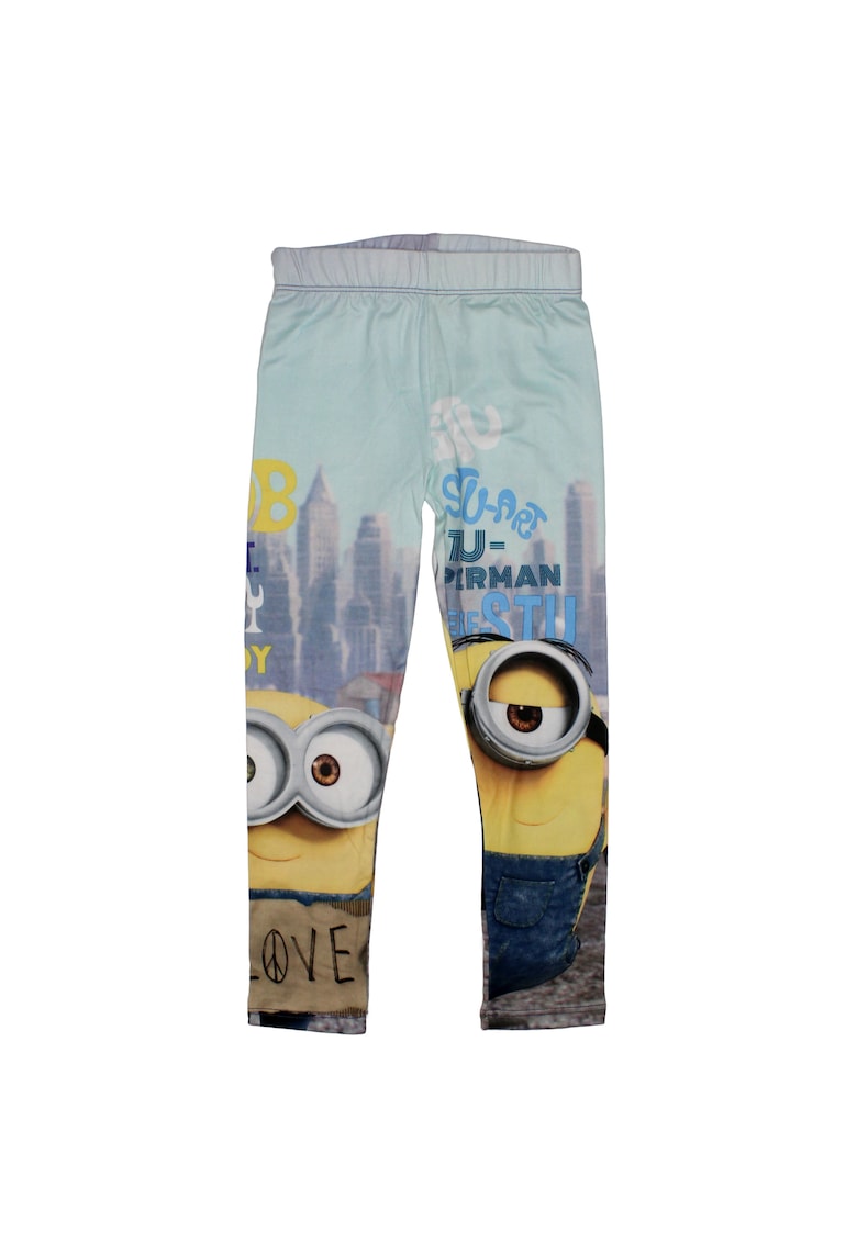 Jambiere Minions pentru fete - 5/6 ani - albastru