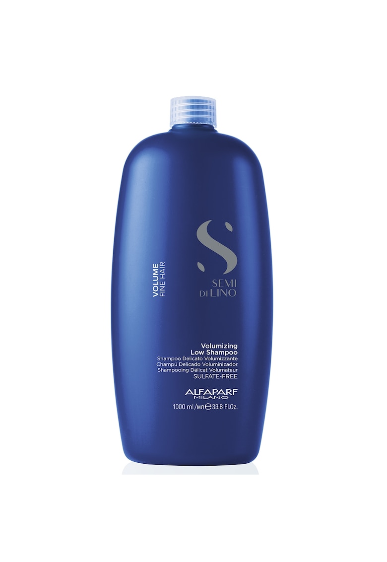 Sampon pentru volum fara sulfati Semi di Lino Volumizing Low Shampoo - ml