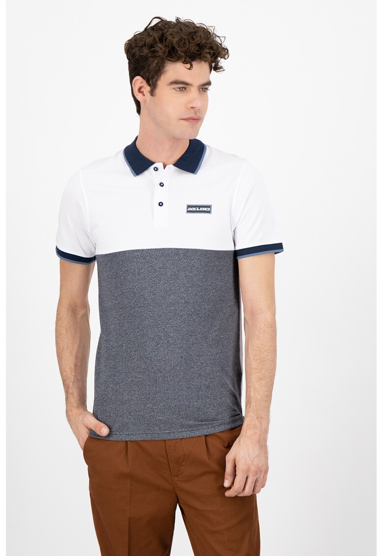 Tricou polo slim fit din bumbac Zero