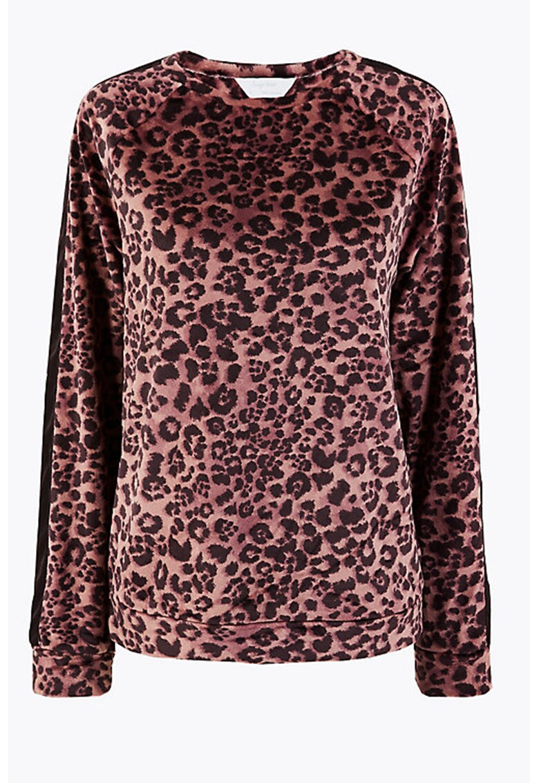 Bluza de pijama cu animal print