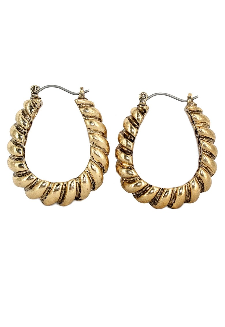 Cercei ovali 2172 - auriu -