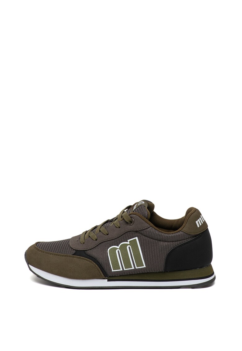 Pantofi sport cu garnituri din piele intoarsa