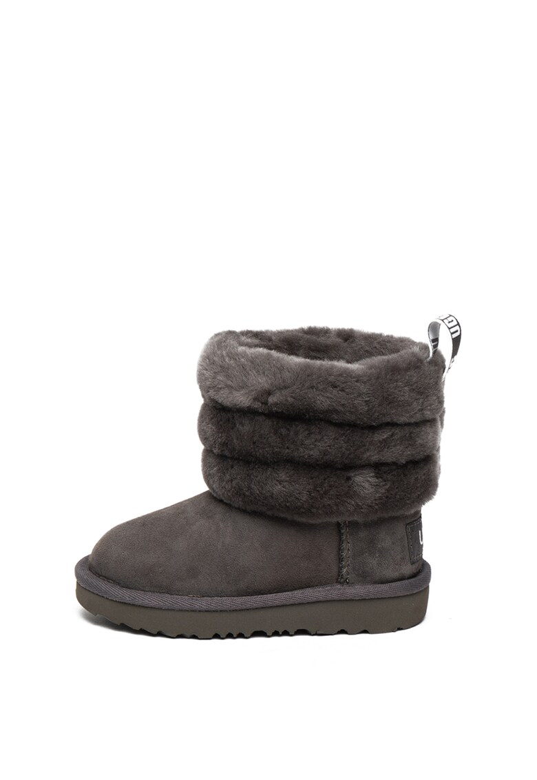 Ghete de piele intoarsa - fara inchidere Fluff Mini