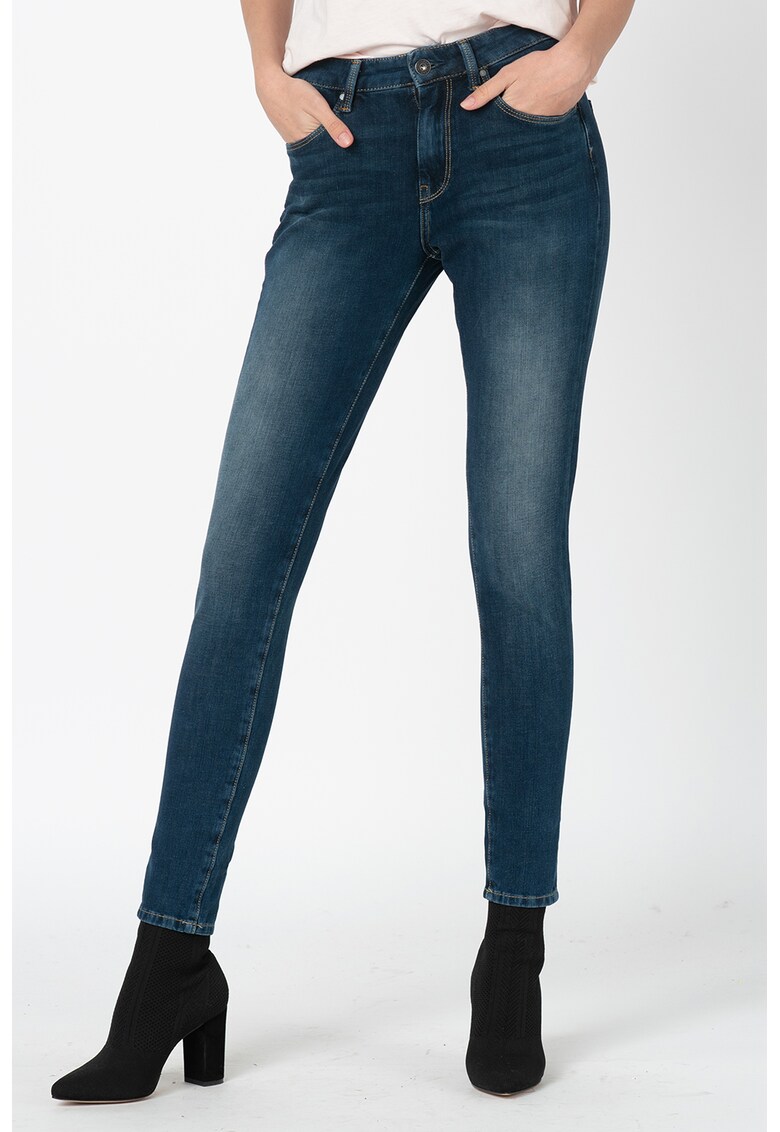 Blugi skinny cu talie inalta Regent