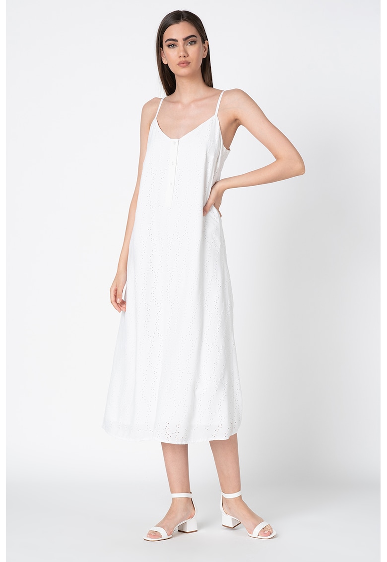 Rochie midi din dantela crosetata