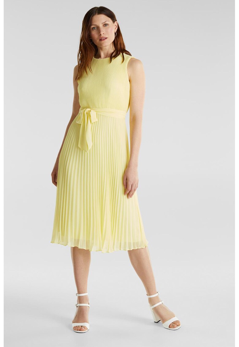 Rochie midi cu pliuri