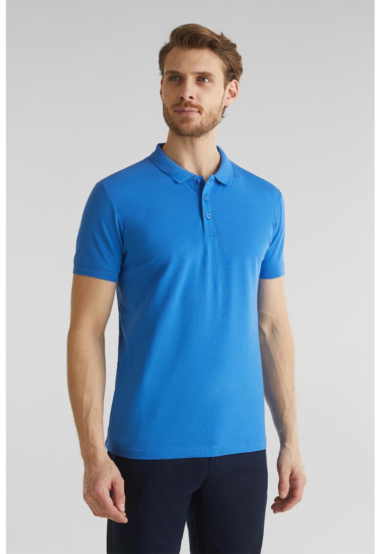 Tricou polo din material pique 020EE2K317