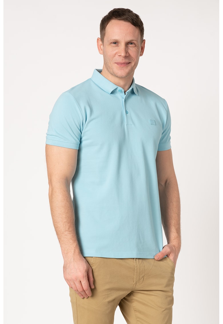 Tricou polo din bumbac organic