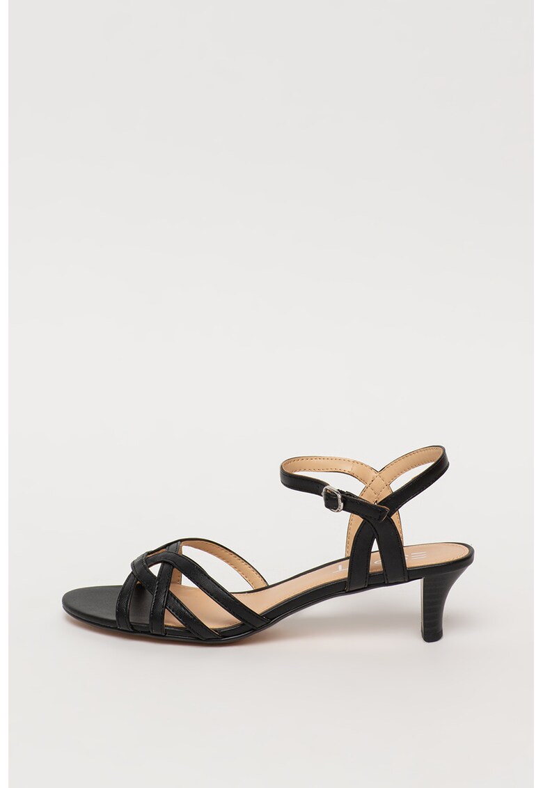 Sandale de piele ecologica - cu barete multiple