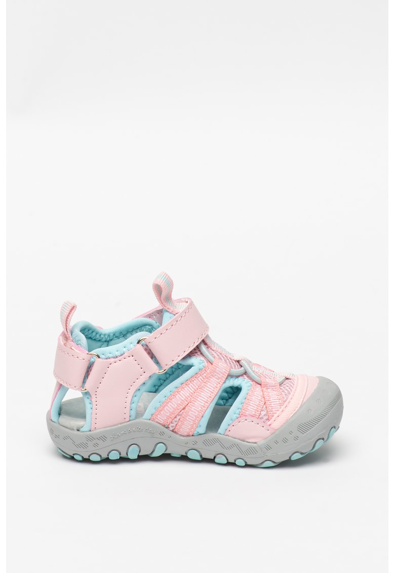 Pantofi cu inchidere velcro si decupaje Tonala