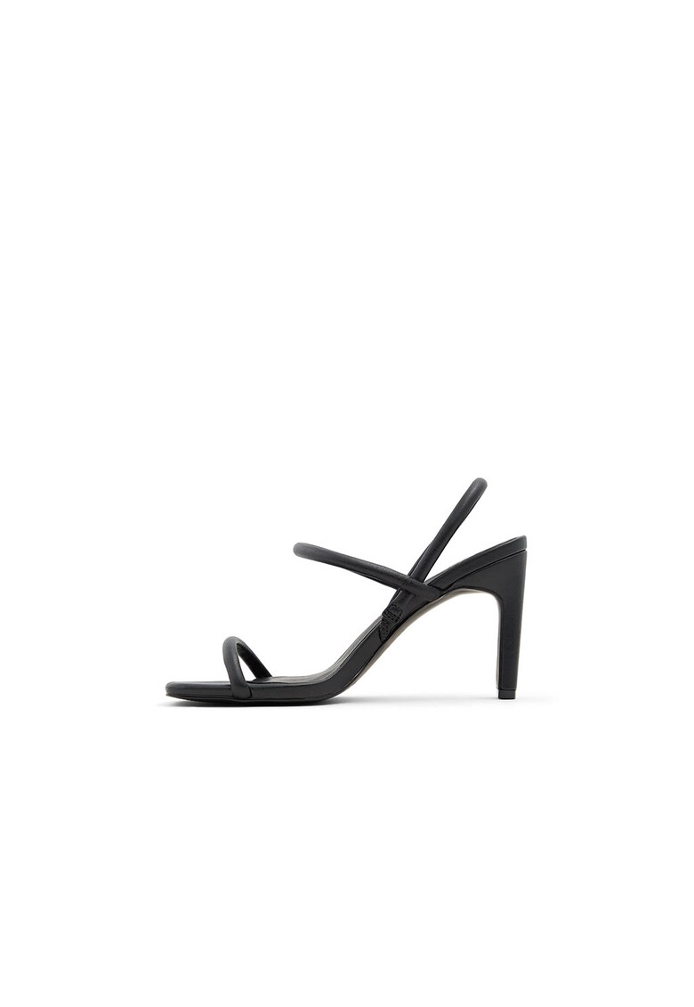 Sandale din piele ecologica cu bareta slingback Karla