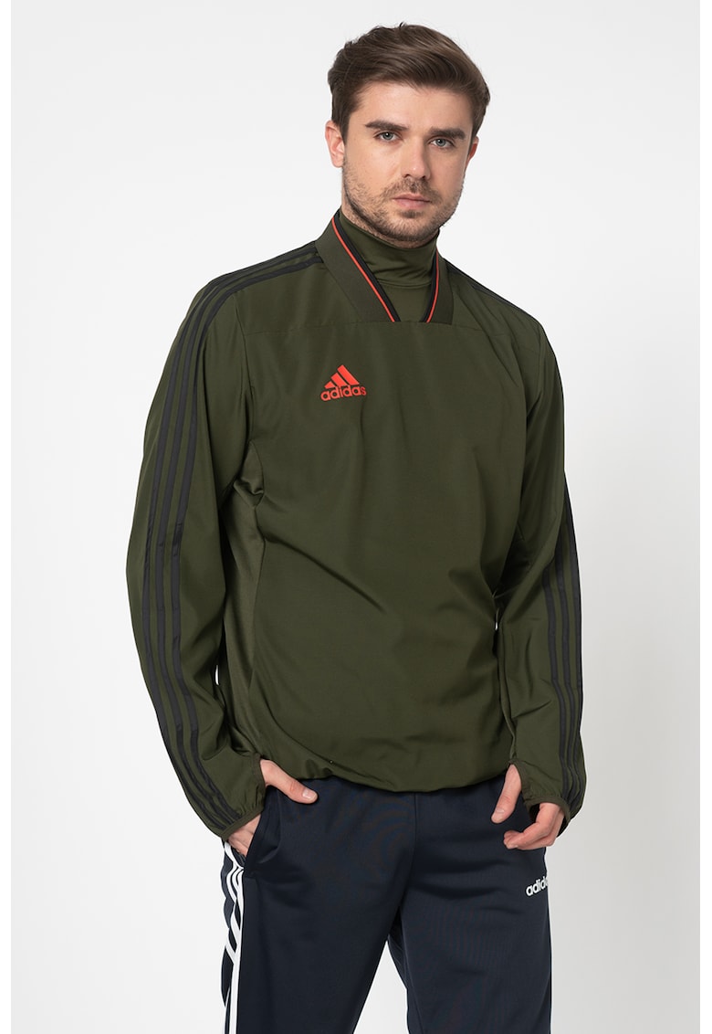 Bluza cu segmente cu captuseala din fleece - pentru fotbal