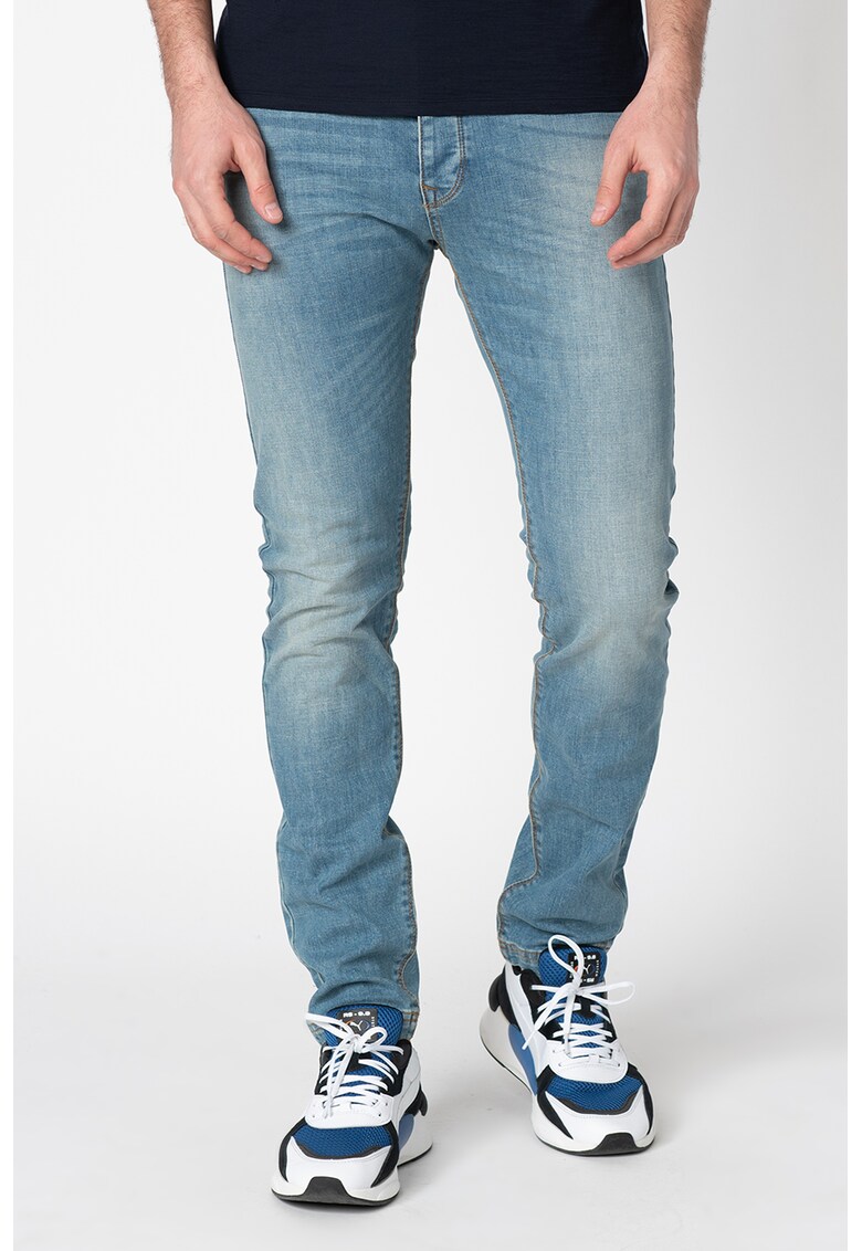 Blugi skinny cu talie medie