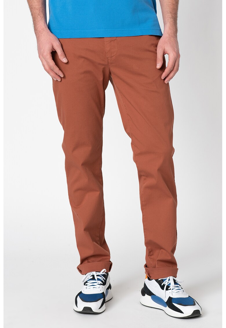 Pantaloni chino cu croiala dreapta