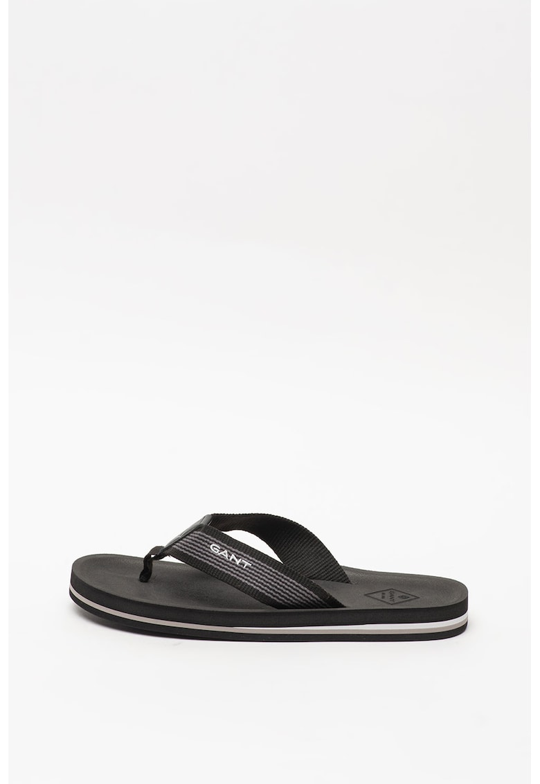 Papuci flip-flop de piele - cu logo Palmworld