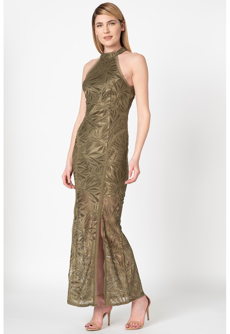 Rochie de dantela cu slituri laterale